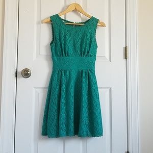 Green Party Dress